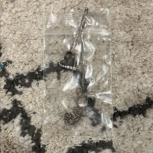 Elegant Silver Heart Pendant Necklace